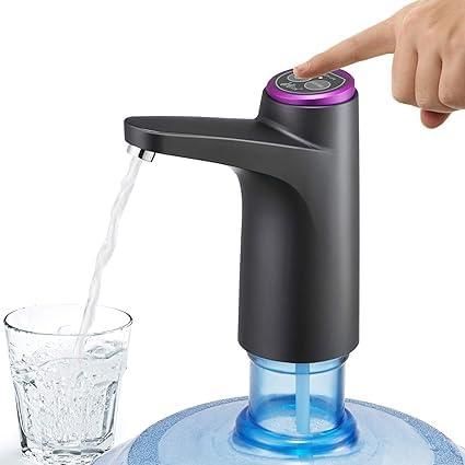 Smart Electric Water Dispenser Pump – USB Rechargeable, One-Touch Automatic for 3,4,5 Gallon Bottles
