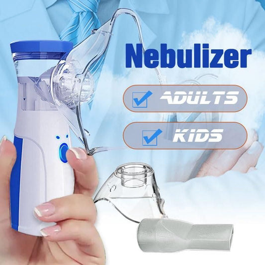 Portable Ultrasonic Rechargeable Mesh Nebulizer Machine-Breathe Better, Instantly – Portable Nebulizer for All Ages!