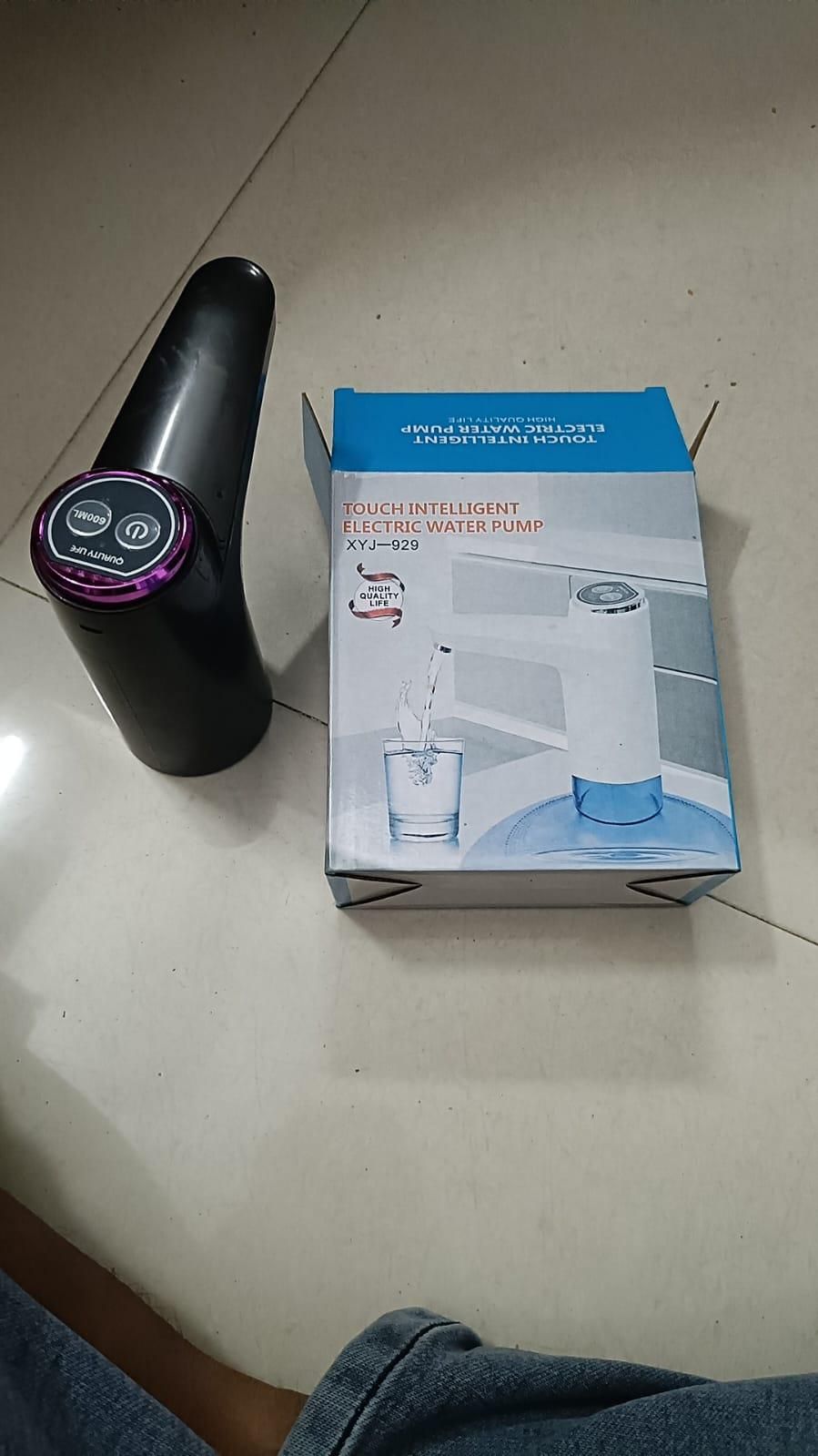 Smart Electric Water Dispenser Pump – USB Rechargeable, One-Touch Automatic for 3,4,5 Gallon Bottles