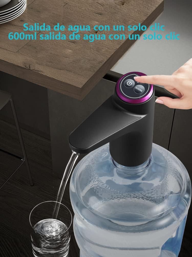 Smart Electric Water Dispenser Pump – USB Rechargeable, One-Touch Automatic for 3,4,5 Gallon Bottles