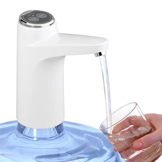 USB Smart Electric Water Dispenser Pump – USB Rechargeable, One-Touch Automatic for 3,4,5 Gallon Bottles MDD
