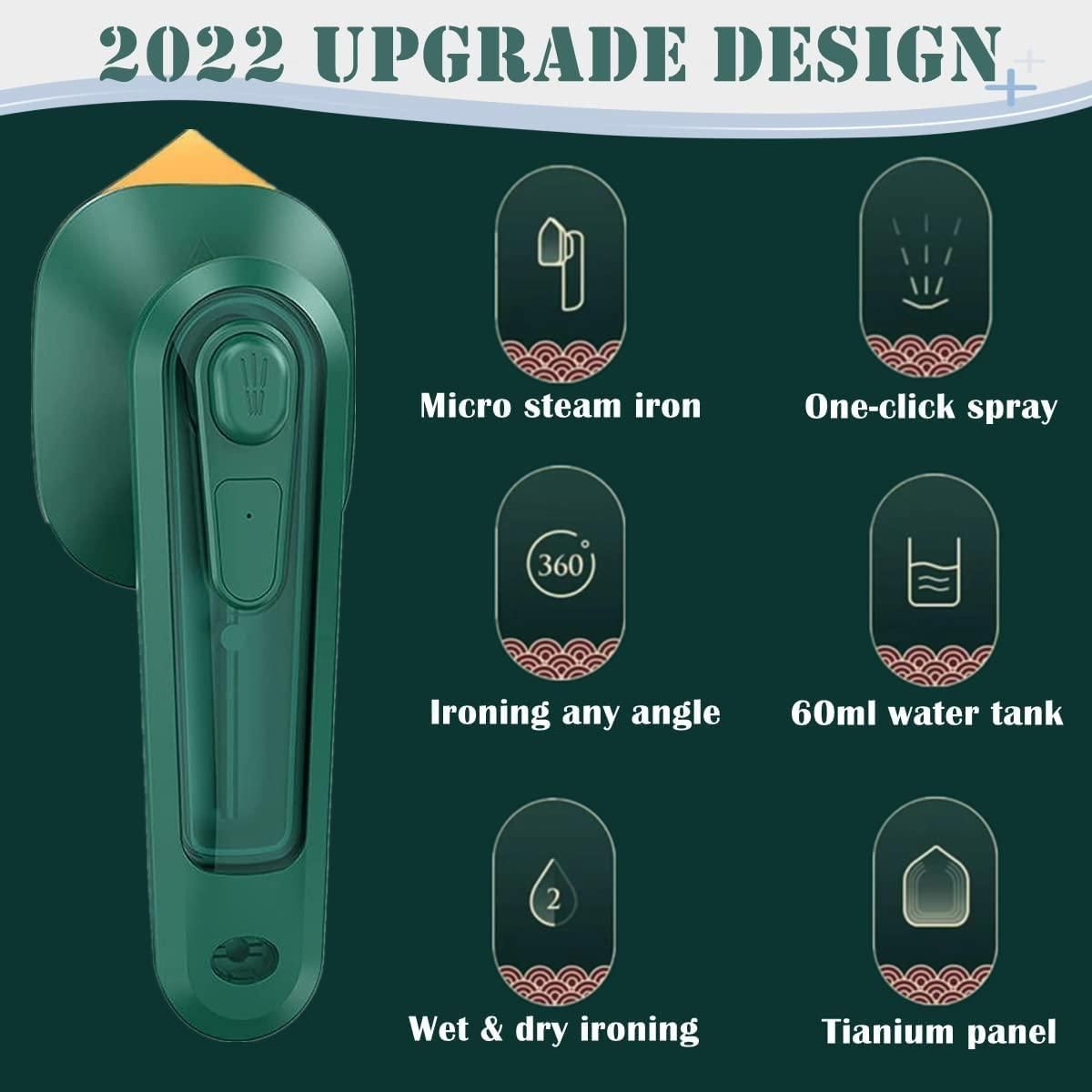 Steam Iron-Wrinkle-Free Clothes in Seconds – Compact Steam Iron with Spray Function!