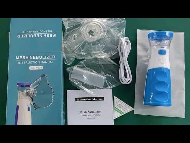 Portable Ultrasonic Rechargeable Mesh Nebulizer Machine-Breathe Better, Instantly – Portable Nebulizer for All Ages!